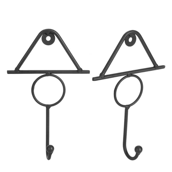 2-pack väggmonterade klädkrokar hängande klädkrokar KLB