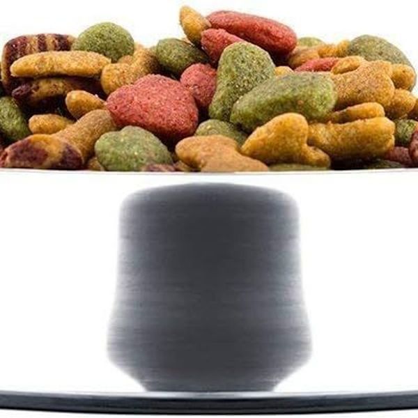 Rustfrit stålskål til hunde med gummibase til små/mellemstore/store hunde KLB