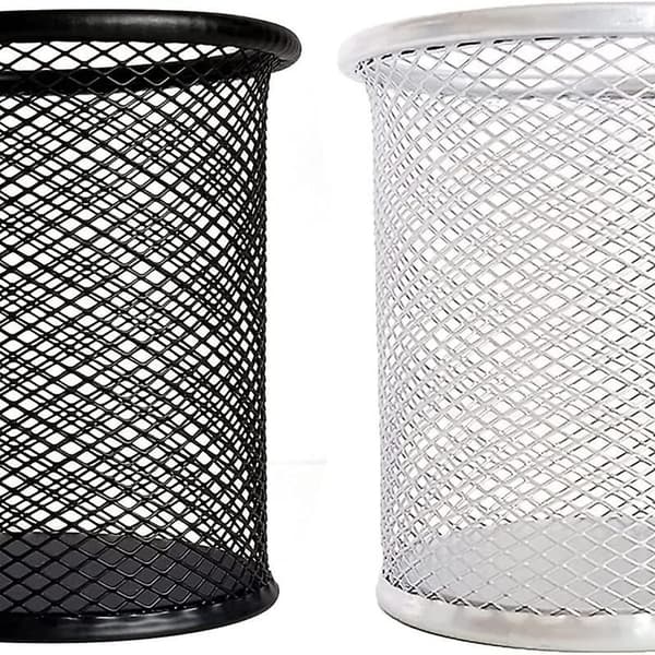Mesh blyantholder skrivebordsarrangør - Multifunksjonell penn KLB