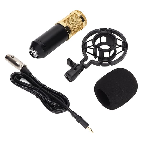 KLB professionel kablet kondensatormikrofon XLR til 3,5 mm