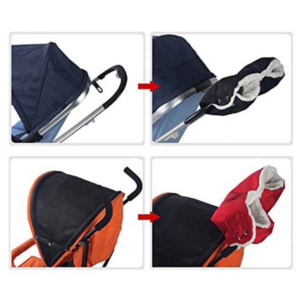 Barnvagnsmuff Handvärmare Vattentät Baby Barnvagnsmuff Med Fleece KLB