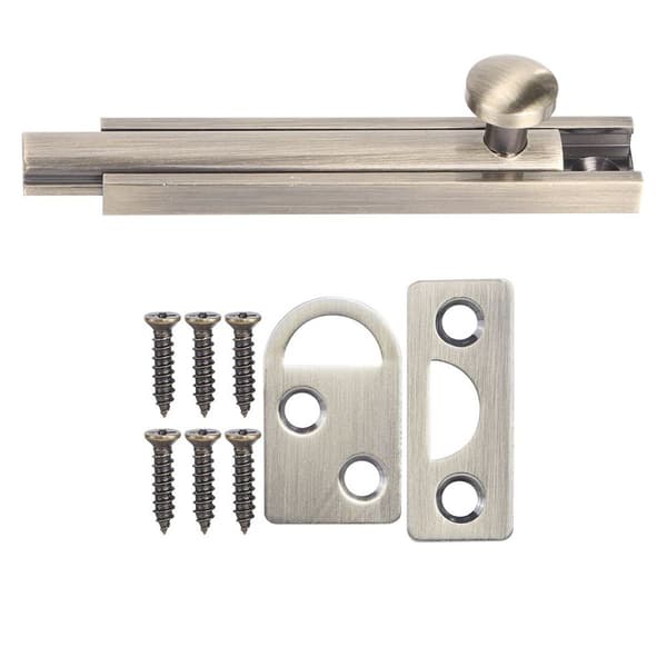 Koppar Bolt Latch Lock, Säkerhetsgrind Hårdvara för Fönster KLB