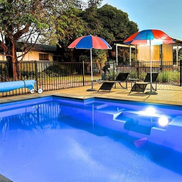 Overjordisk poolcover rulle 8 stykker swimmingpool sol