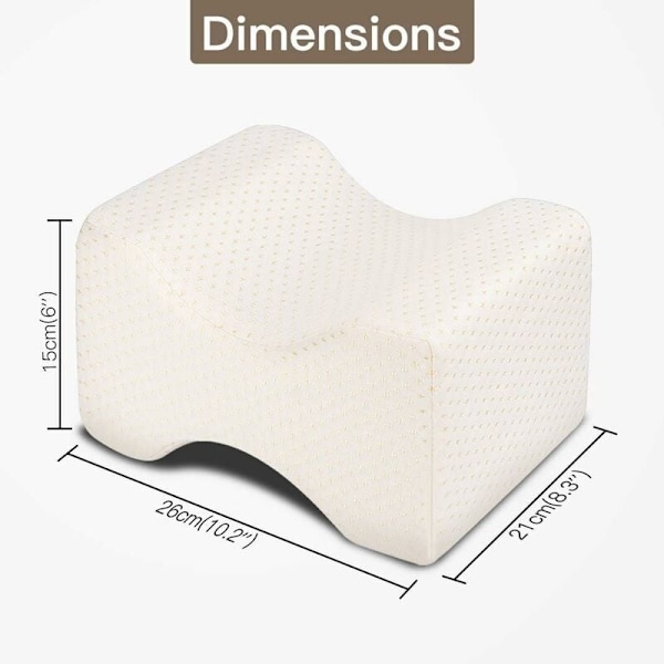 Ortopædisk knæpude, ergonomisk benpude til hofter, ryg, ben, knæ, ideelt valg til sidesøvn KLB