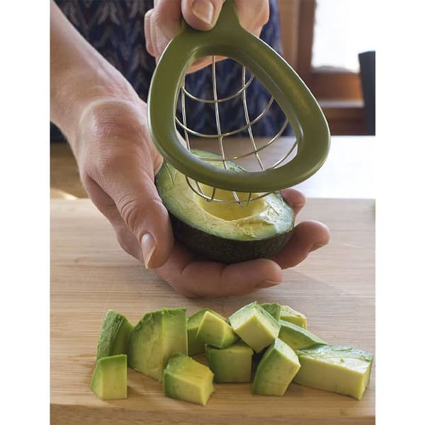 Avocadodeler i rustfrit stål, bærbar køkkenredskab