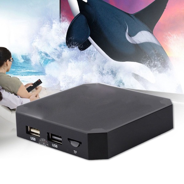 X96 Mini Quad-Core DDR3 HDTV Smart TV Box EU 110-240V Med KLB