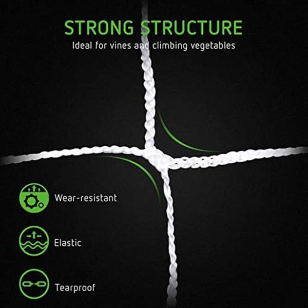 1,5x 9m Hage Netting Polyester Trellis Netting Plant Dot Support Netting for Flower Climbing KLB