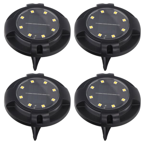 sett med solgulvlamper, 5W, sidebelysning, fargerik gradient KLB