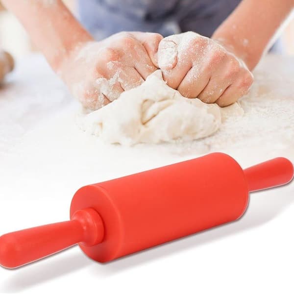 udelholz-Silikon Kjevle i Matkvalitet - Non-stick Kjevle -
