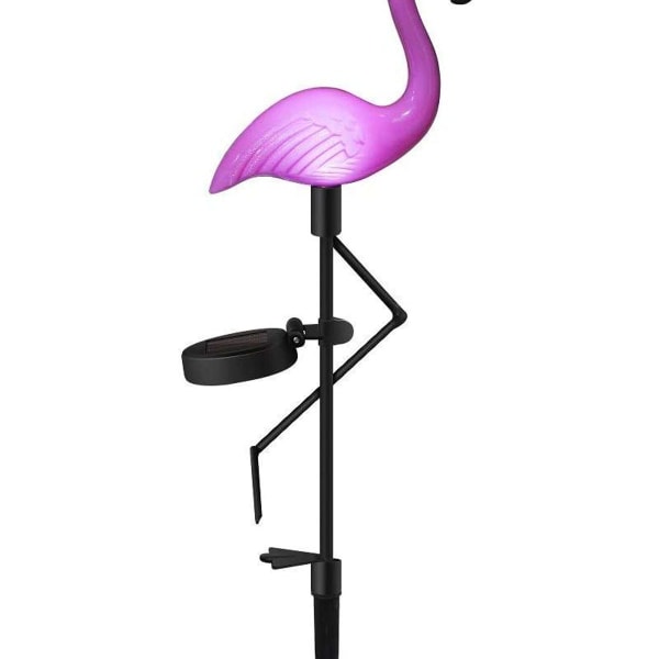 LED aurinkopuutarhavalo Flamingo Owl nurmikkolamppu, vedenpitävä KLB