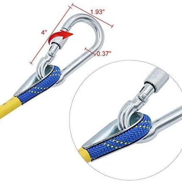 Udendørs reb diameter 8mm tyk nylon reb, 10m/20m KLB