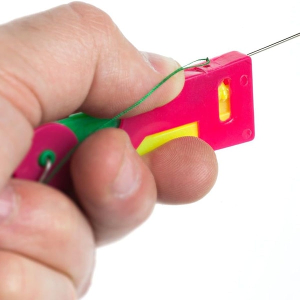 Trådehjælp til nåle (symaskine og hånd): 3x automatisk