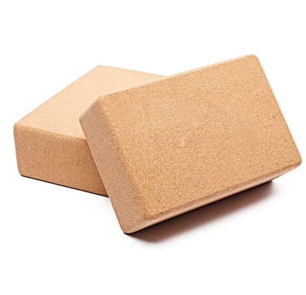 Yogablock set med 2 stycken, stabila och halkfria yogablock