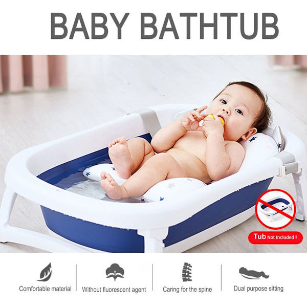 Baby badstol stöd nät dyna - Mjuk badkarskudde KLB