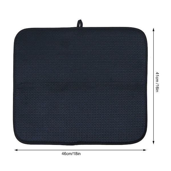 Absorberande mikrofiberduk, 16*18 tum, bordsunderlägg, skål, kopp KLB