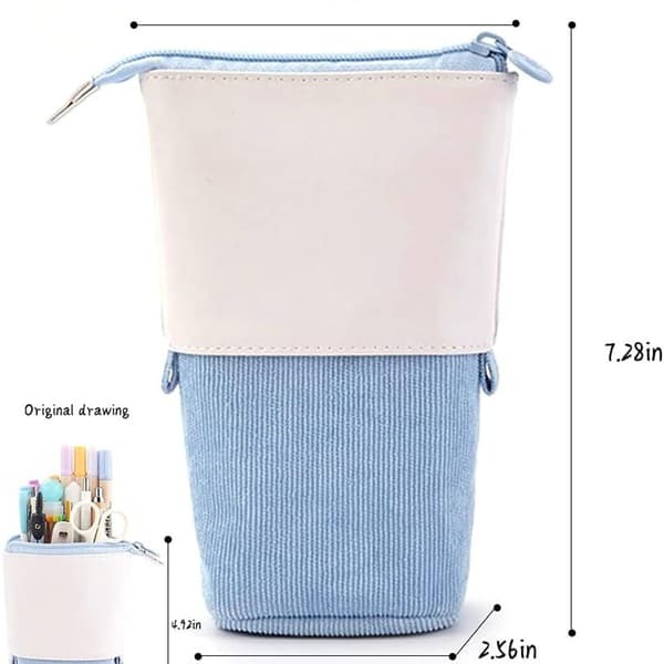 Pencil case med lynlås, pencil case til teenagepiger, studerende KLB