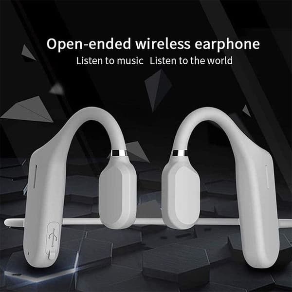 Titaaninen luujohtokuuloke, langaton Bluetooth harmaa