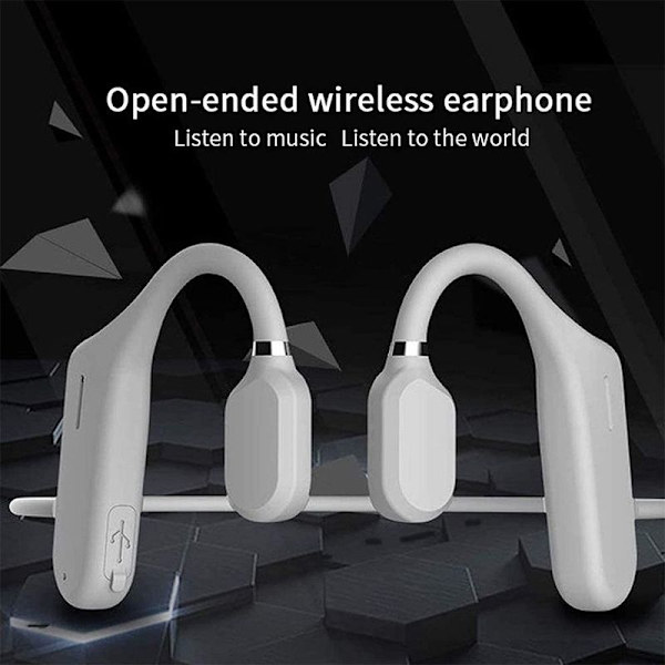 Titanium knogleledningshovedtelefoner, trådløs Bluetooth grå