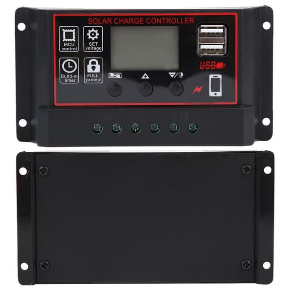 Solcelleopladnings fotovoltaisk instrumentcontroller USB5V KLB