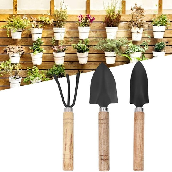 Have-shovel sæt til havearbejde, 3 dele KLB