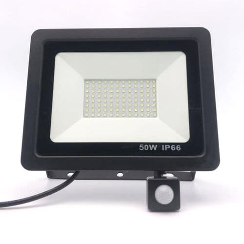 Rörelsesensor LED-strålkastare 50W Utomhusstrålkastare 220V Vattentät Led