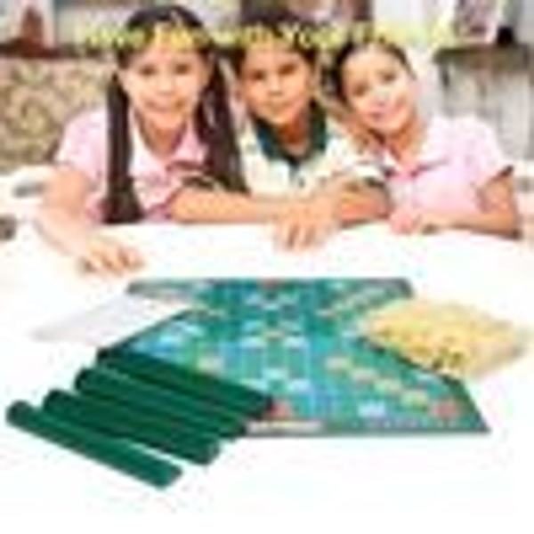 100PCS Engelsk Stave- og Ordspill Kryssord Puslespill Scrabble KLB