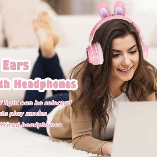 Kids Bluetooth Headset Bærbar Foldbar Stereo Trådløs