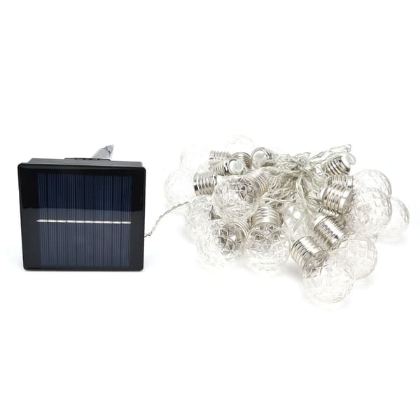 Solar String Lights 6M 20 LED Bulb Dekorative Lampe med KLB