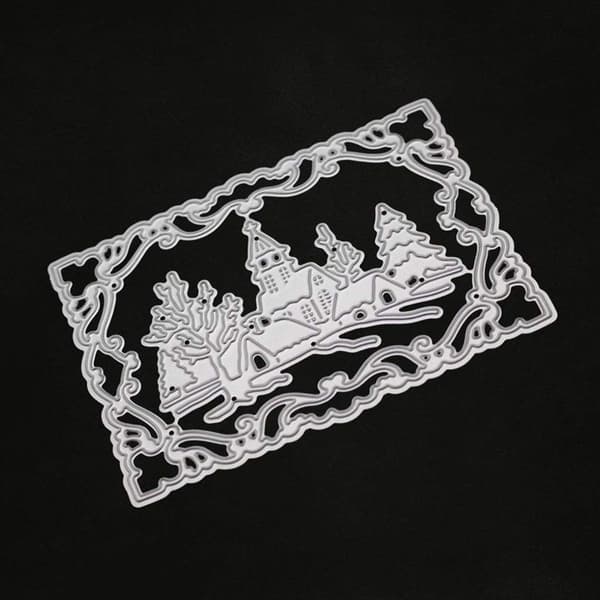 Jul Vinter Metall Skärmaskin Stencil DIY KLB