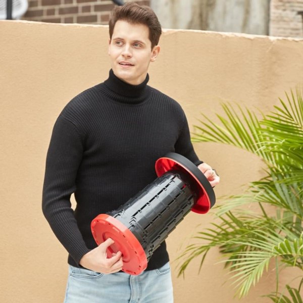Fällbar pall Fällbar stol Fällbar Bärbar Lätt Retractable Hög för Camping