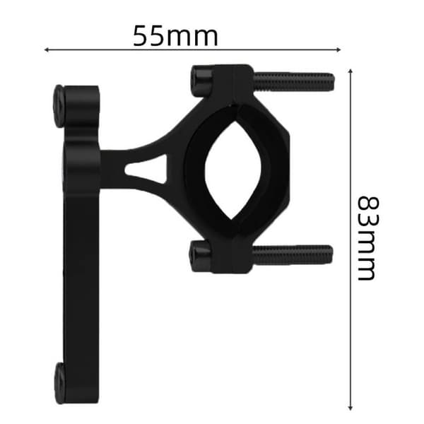Flaskebur Adapter Sykkel Svart C