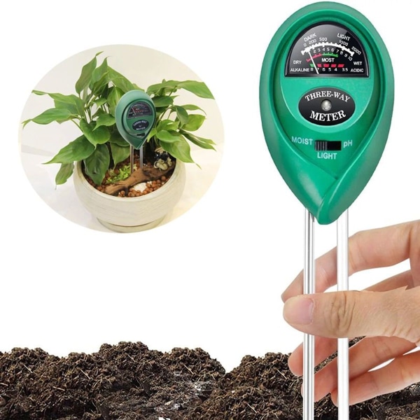 Soil tester, soil moisture meter, 2-in-1 plant tester, soil measuring device