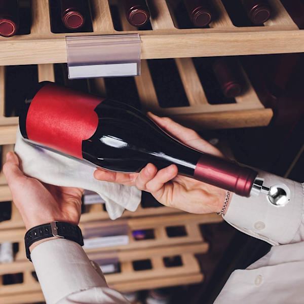 Vinstop til flasker - Champagnepropper 9*2cm - Sæt med 3 rustfrie stålflasker - Kompaktorhætter Køkken tilbehør