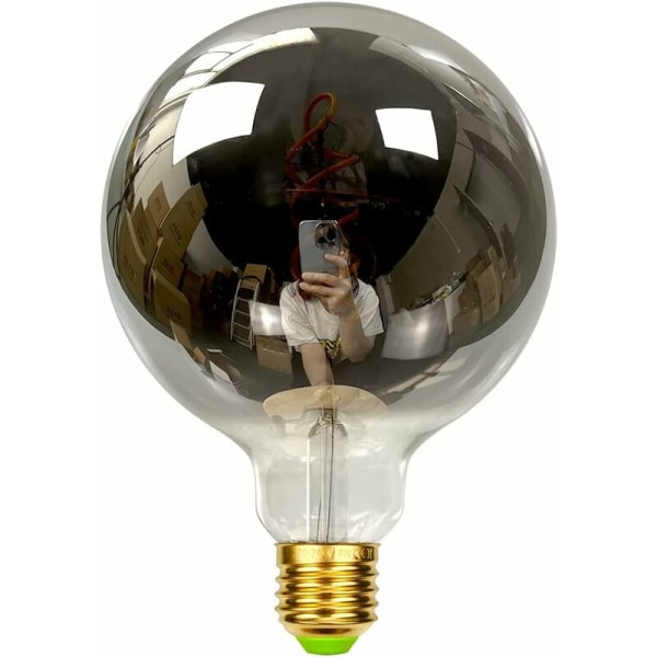 Edison Classic Globe G125 Buet LED Filamentpære Skruebase E27 220/240 V Dimbar, Glass, Smoke, E27 4.00 wattW 230.00 voltV KLB