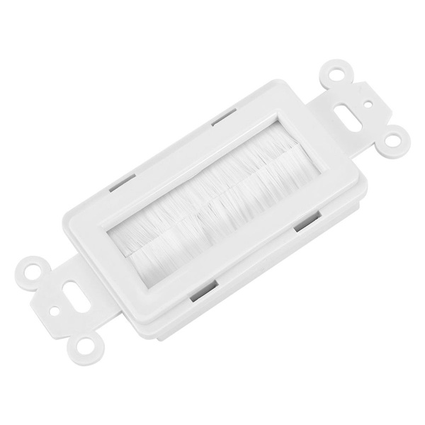 Plastdammskyddsborste för kabelväggplatta Port Insert Cover KLB