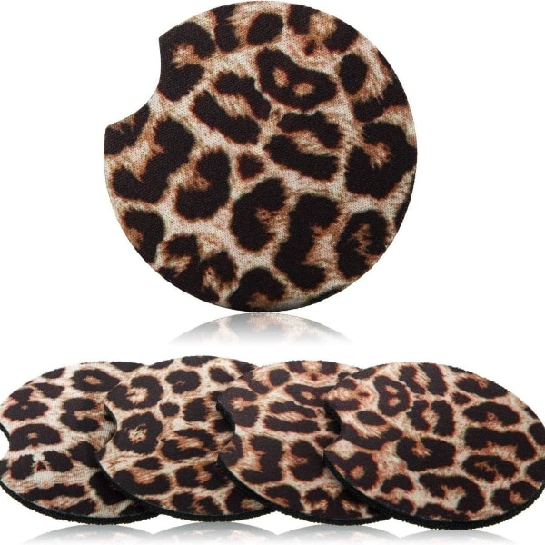 Fire 6,5 cm leopardtrykk på den absorberende underkroppen, passende KLB