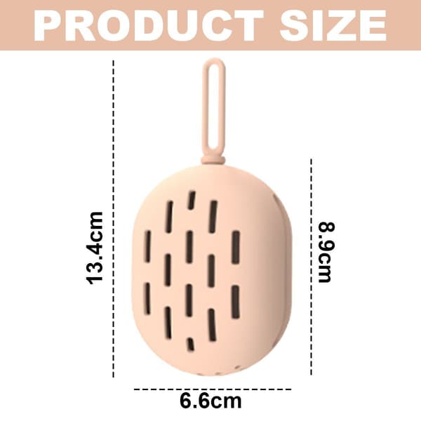Makeup Sponge Holder, 5PCS Dubbelsidig Andningsbar Khaki KLB