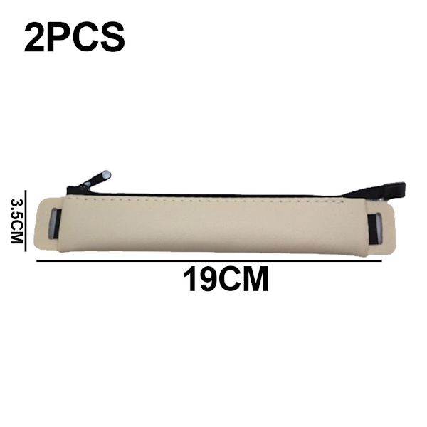 Pennfodral (2-pack) PU-läder Pennhållare Khaki KLB