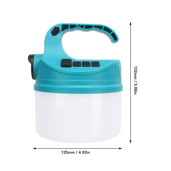 Campinglys, USB-lading, LED-lommelykt, Bluetooth-høyttaler KLB