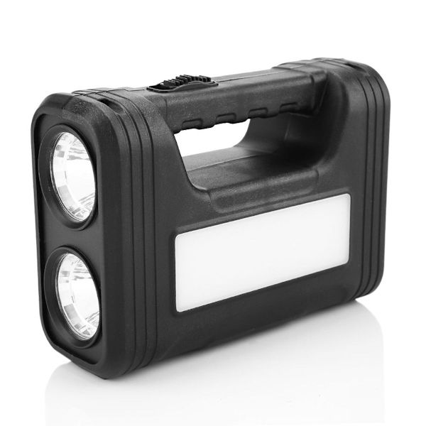 Solcelledrevet multifunksjonelt belysningssystem med LED-spotlight KLB