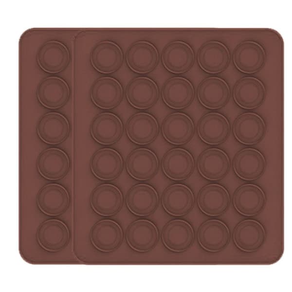 Bakmatta silikon bakmatta 30 hål macarons silikonmatta silikonform KLB