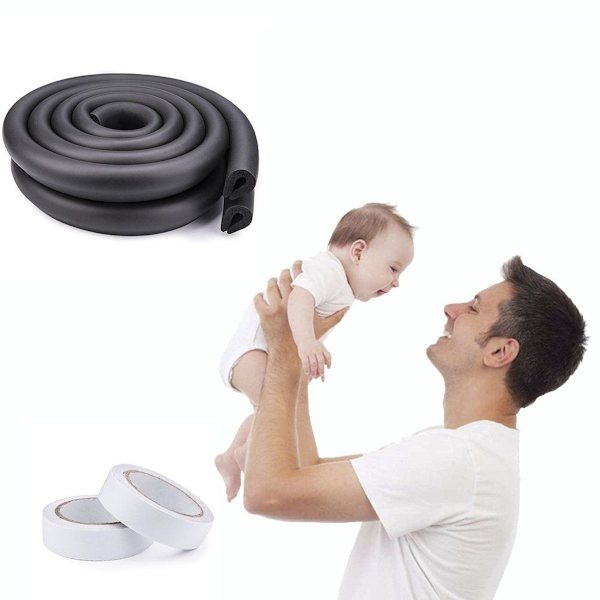 Vicloon Baby Edge Protection, 2M og 4-styks skumhjørnebeskyttelse til skarpe