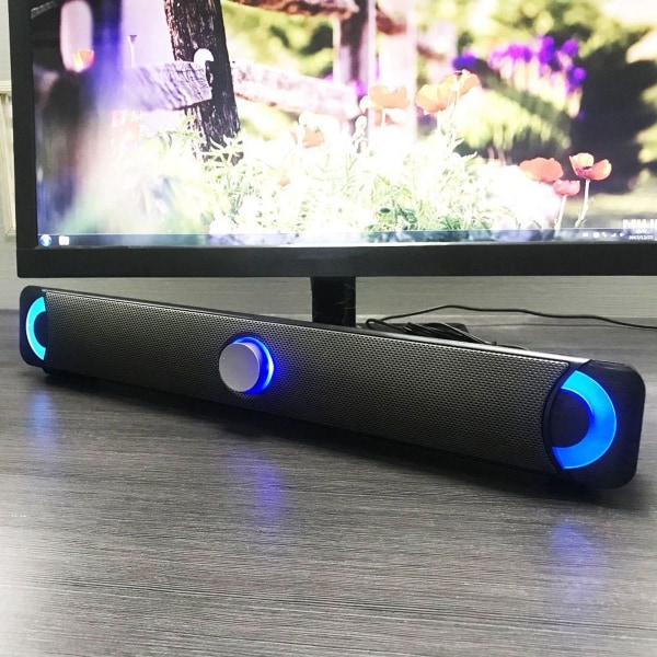 Smalody 9014 Trådlös Bluetooth-högtalare, Färgglad LED KLB