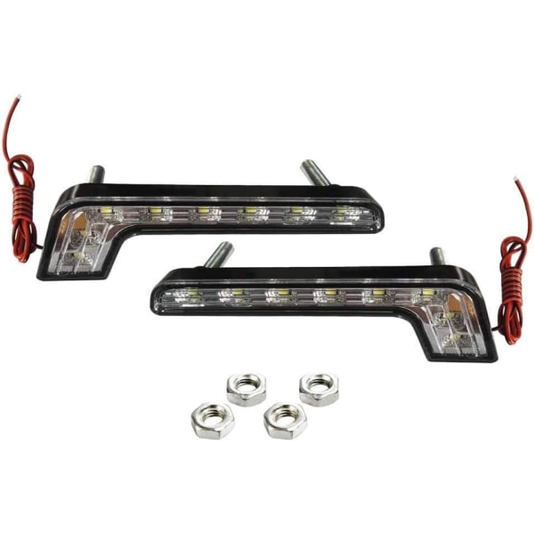 8 LED DRL Dagskjørelys for Bil