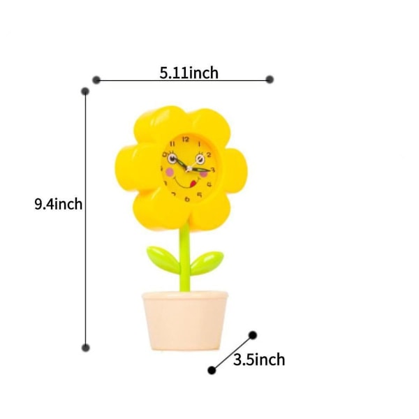 Blomster väckarklocka ¨C sovrums väckarklocka, tyst väckarklocka, mini väckarklocka