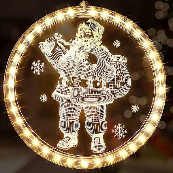 Jul Fönsterlampor Inomhus Nyhet Hängande 3D Lampor KLB