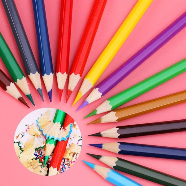Profesjonelle akvarellblyanter, 72 akvarellfargede blyanter sett for barn og KLB