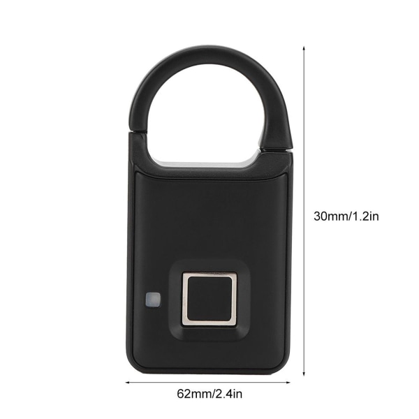 Portabelt smart USB fingeravtryckslås KLB