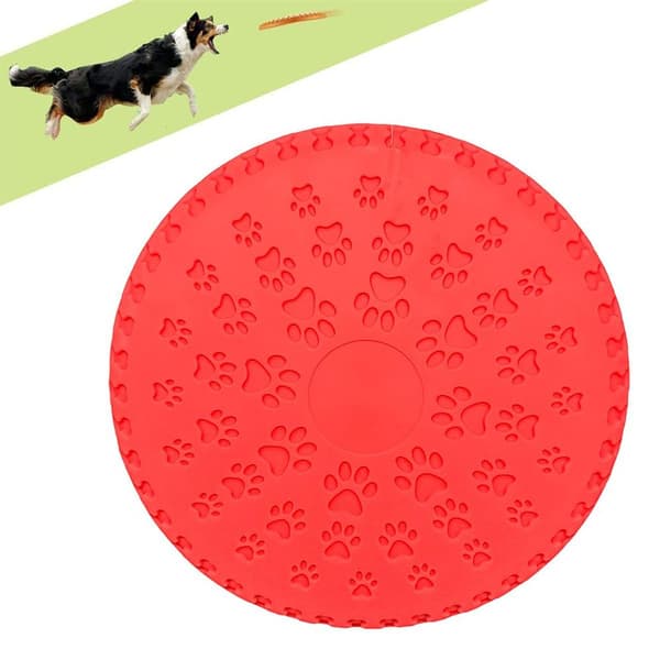 Blød hundefrisbee/hundefrisbee-disk, diameter ca. 23 cm orange KLB