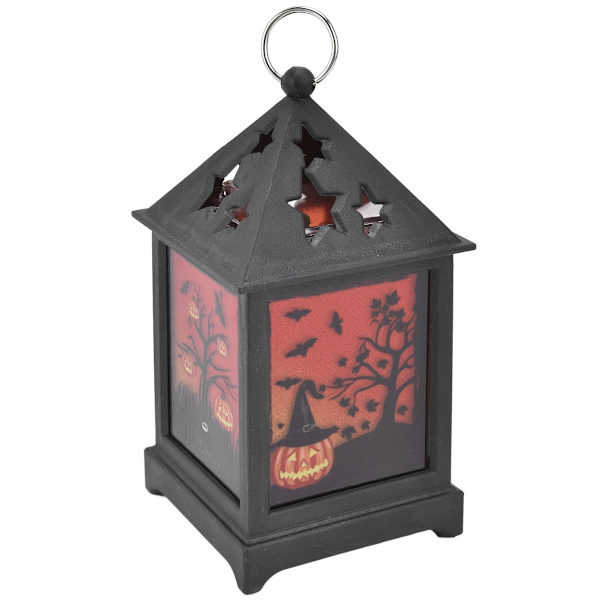 Halloween-lyhty, LED Halloween-yövalo, kannettava liekki KLB